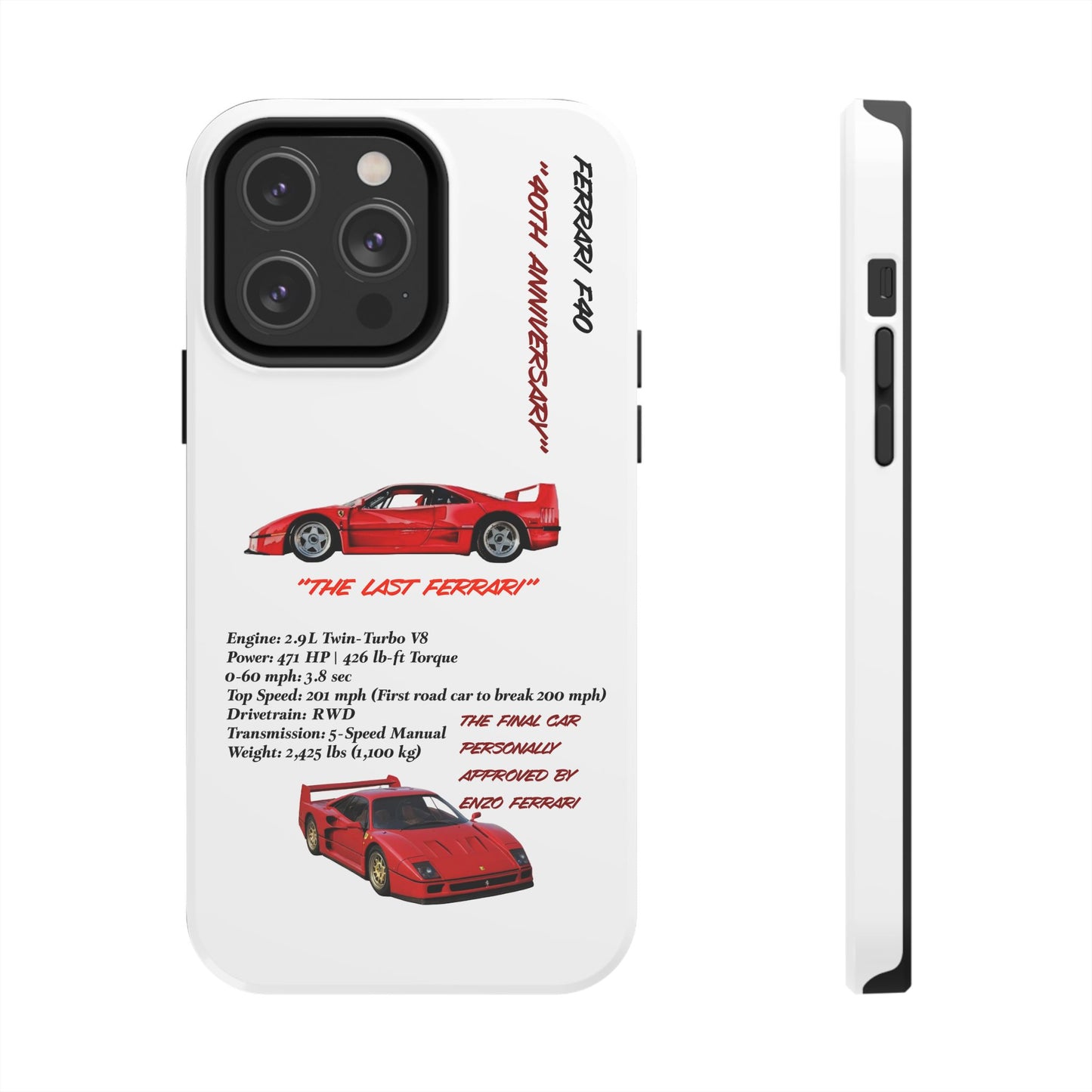 Ferrari F40 Twin-Turbo Legend White Edition