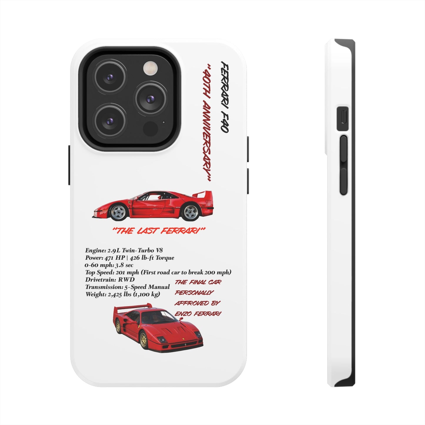 Ferrari F40 Twin-Turbo Legend White Edition