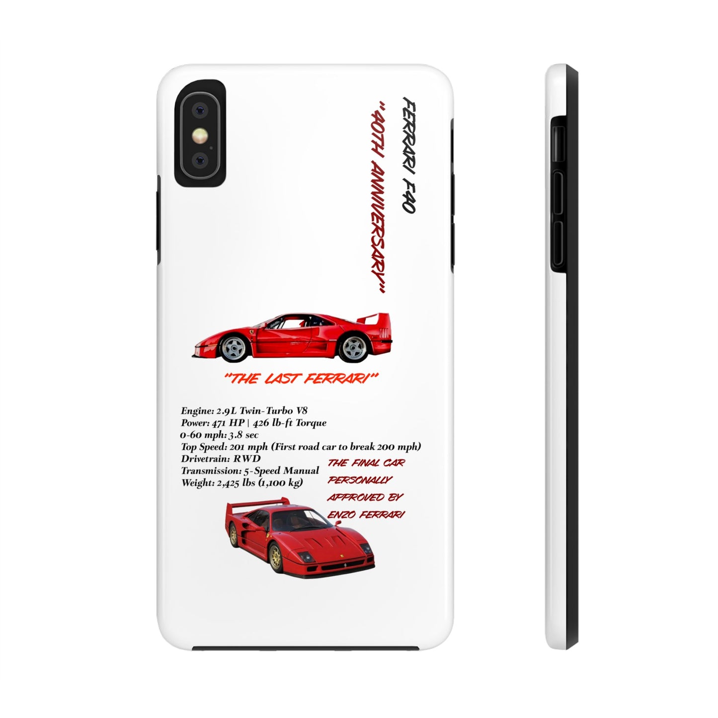 Ferrari F40 Twin-Turbo Legend White Edition