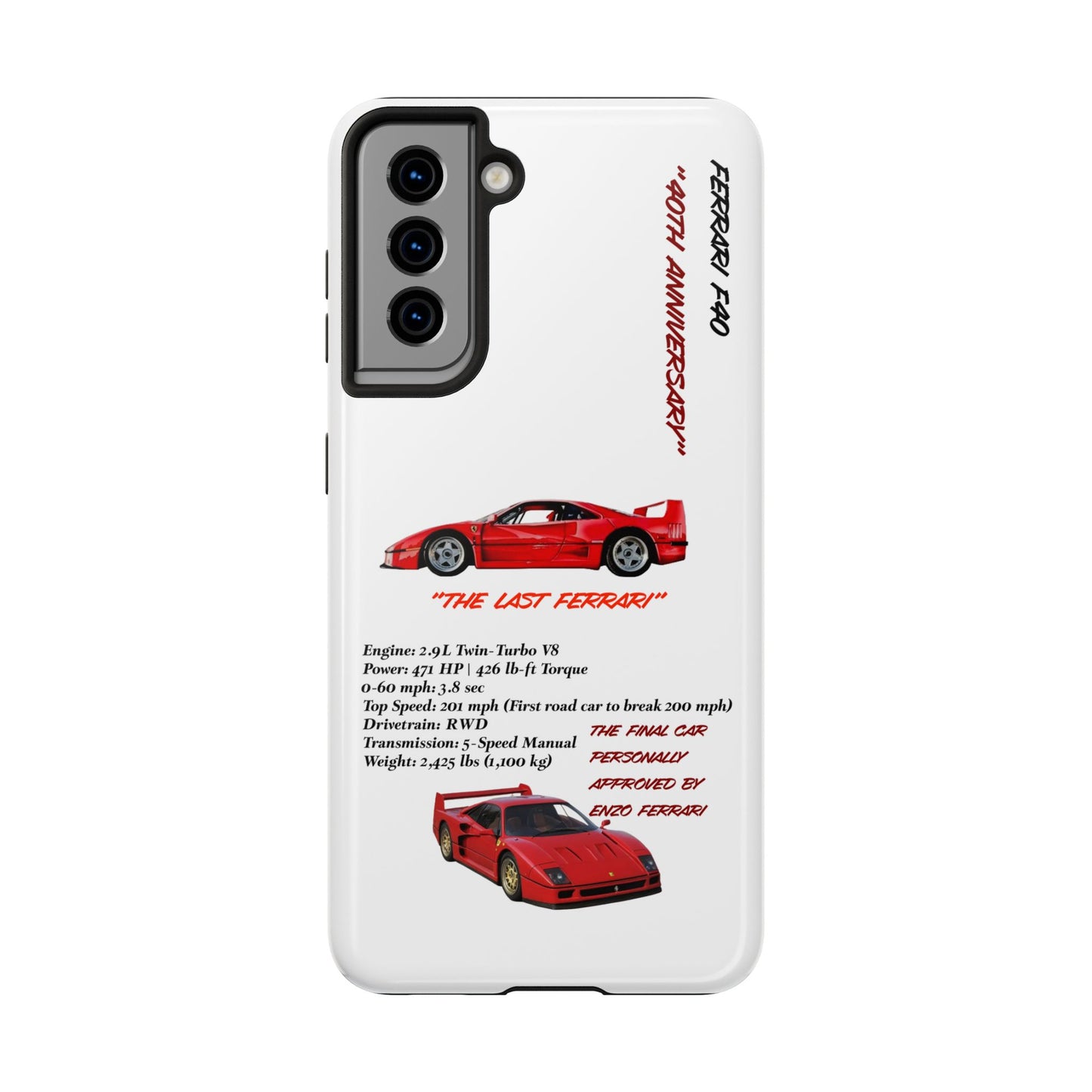 Ferrari F40 Twin-Turbo Legend White Edition