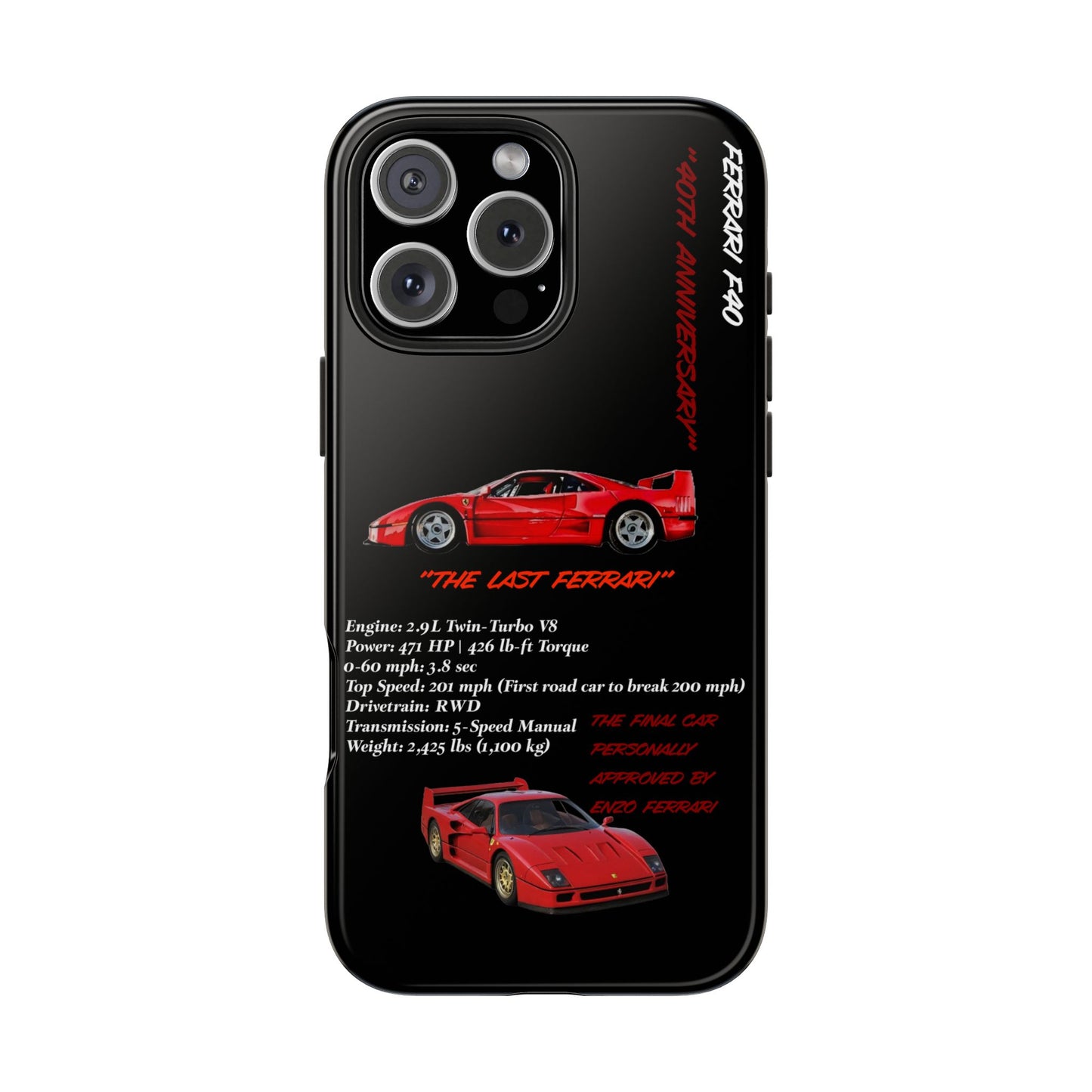 Ferrari F40 Twin-Turbo Legend Black Edition