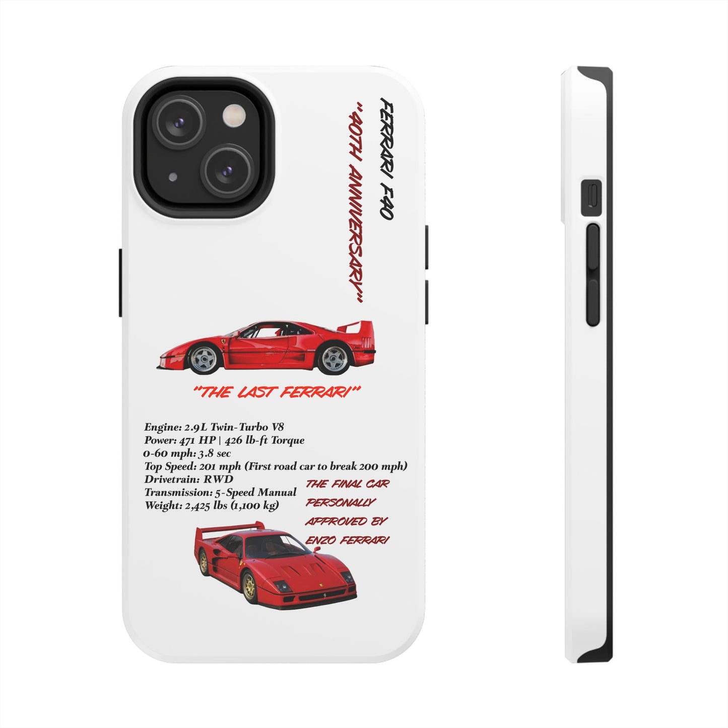 Ferrari F40 Twin-Turbo Legend White Edition