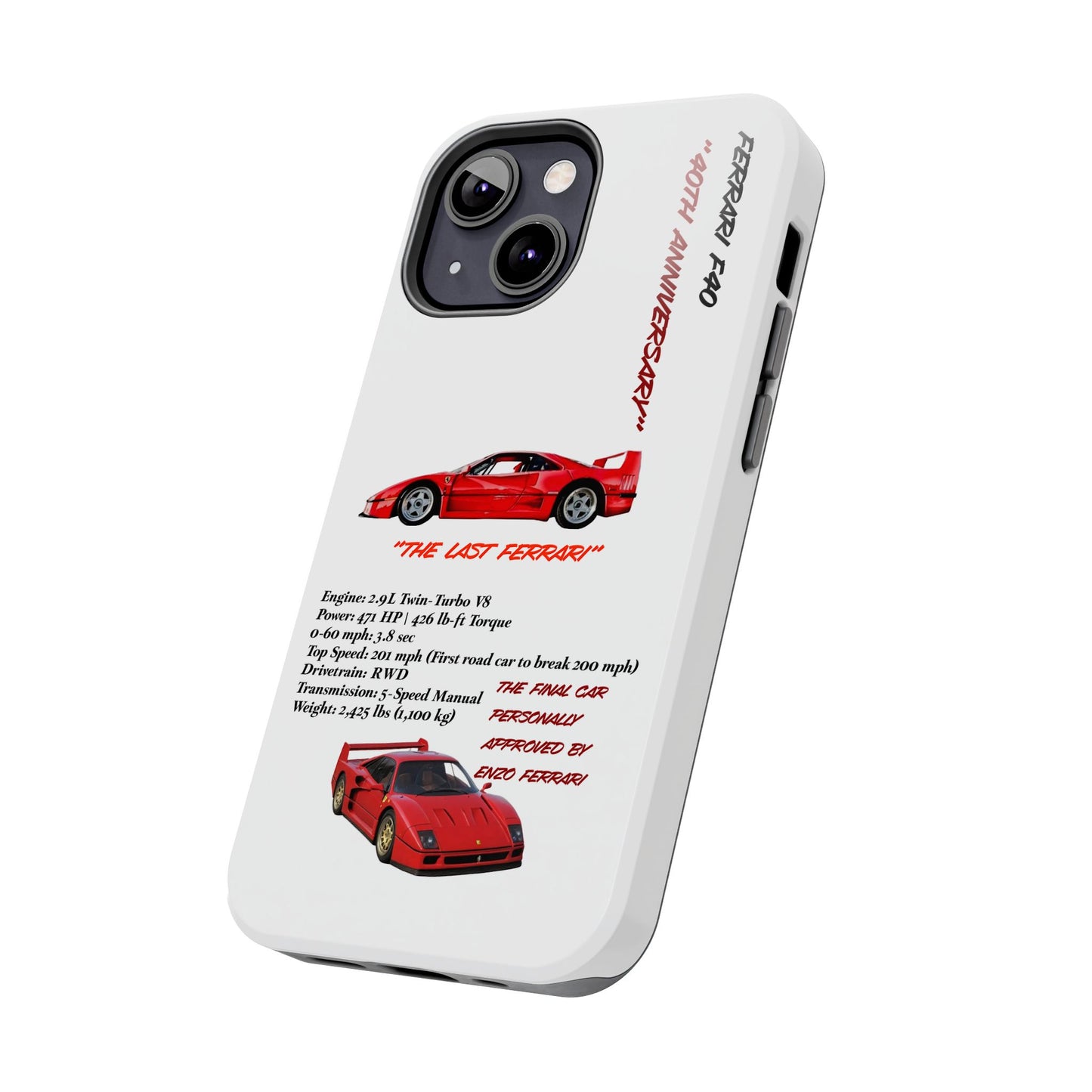 Ferrari F40 Twin-Turbo Legend White Edition