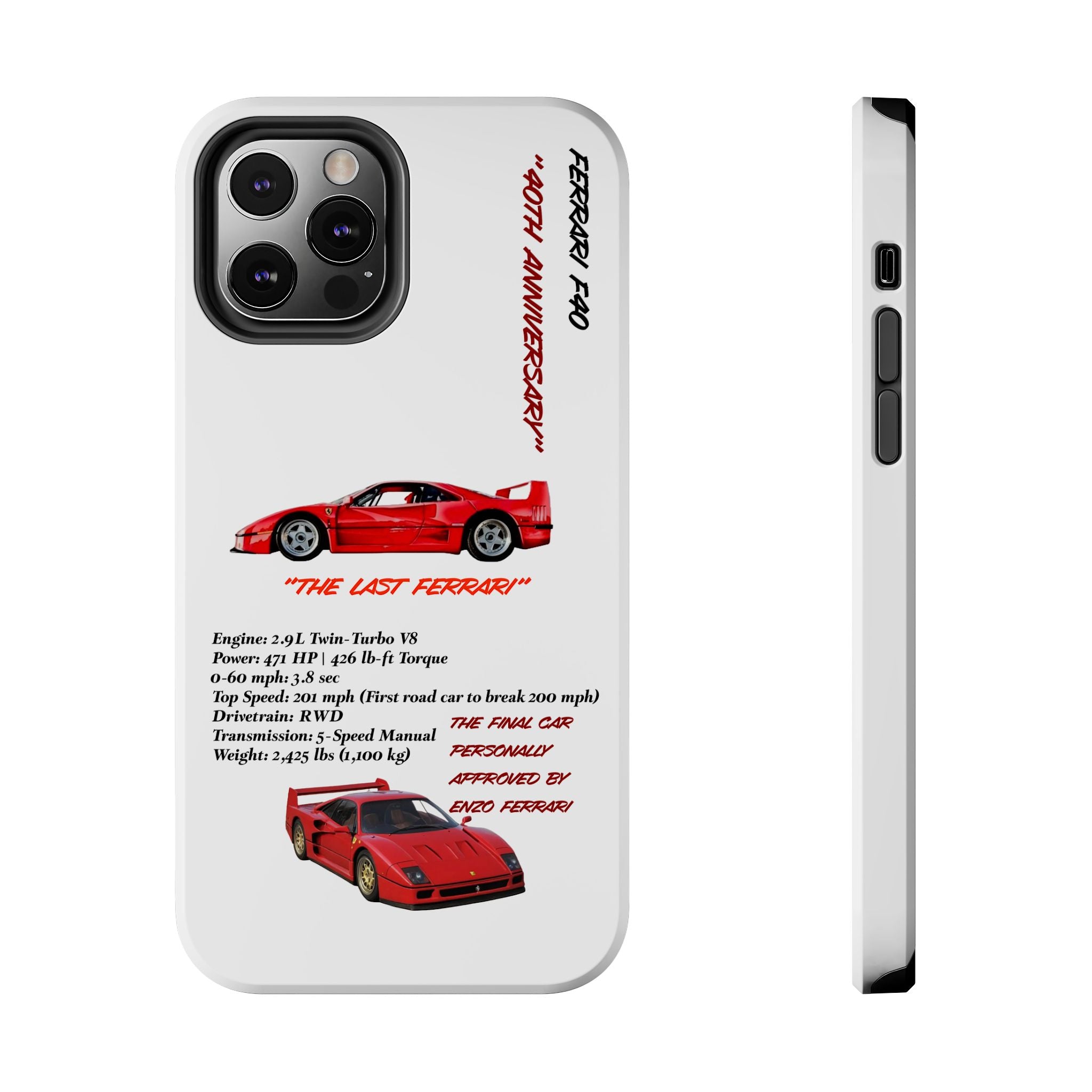 Ferrari F40 Twin-Turbo Legend White Edition