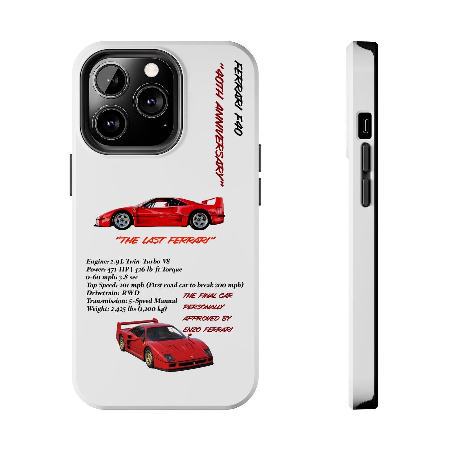 Ferrari F40 Twin-Turbo Legend White Edition