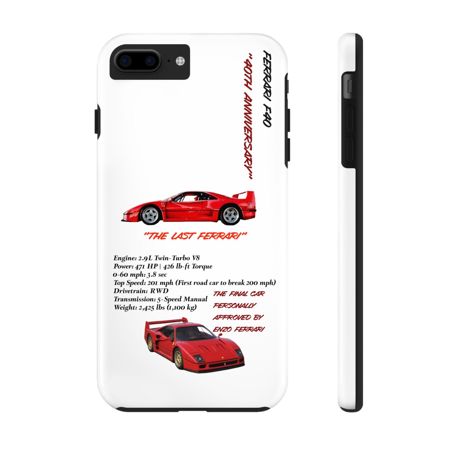 Ferrari F40 Twin-Turbo Legend White Edition