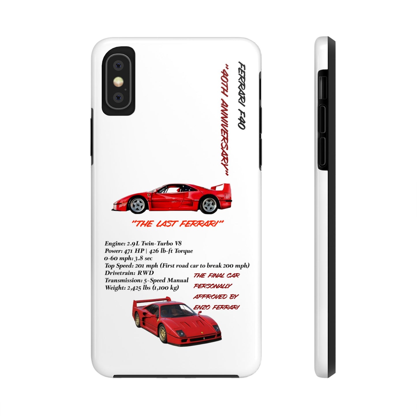 Ferrari F40 Twin-Turbo Legend White Edition