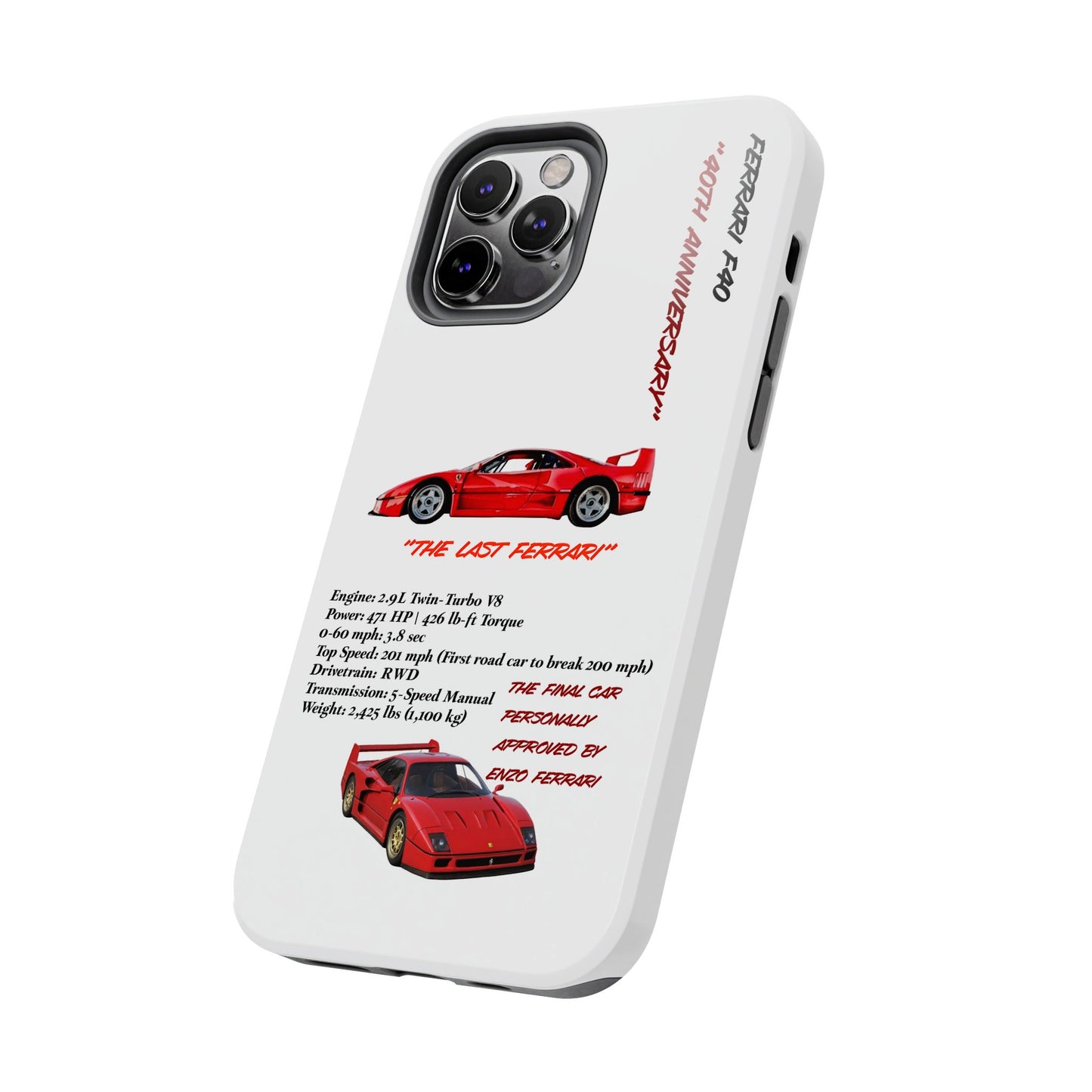 Ferrari F40 Twin-Turbo Legend White Edition